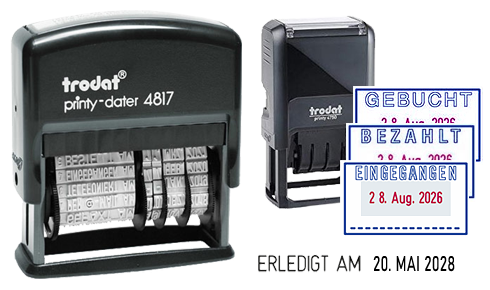 mit festem Text