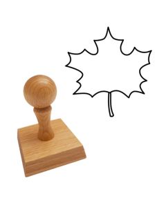 Ausmalstempel Ahornblatt  60 x 60 mm  