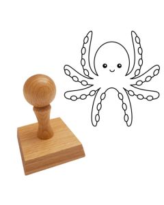 Ausmalstempel Oktopus 60 x 60 mm  