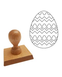 Ausmalstempel Osterei 4 65 x 85 mm  