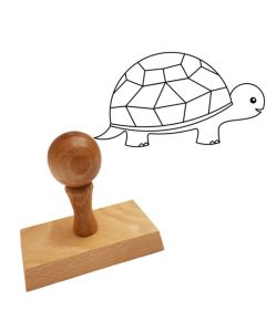 Ausmalstempel Schildkröte 80 x 45 mm  