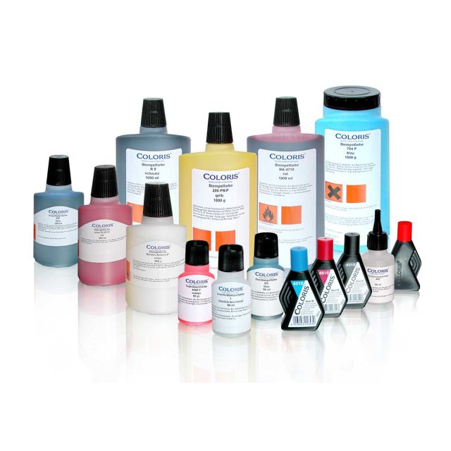 COLORIS Bürostempelfarbe 4010 50 ml verschiedene Farben  BLAU